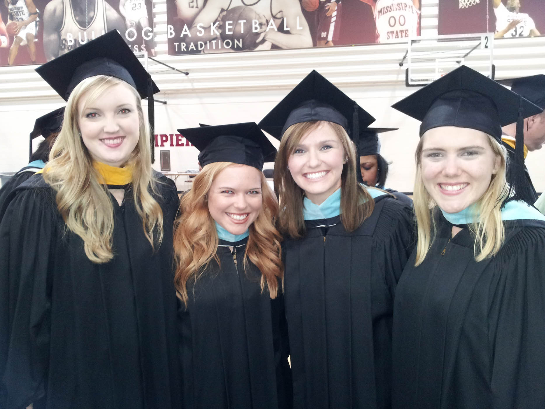 4 students graduating