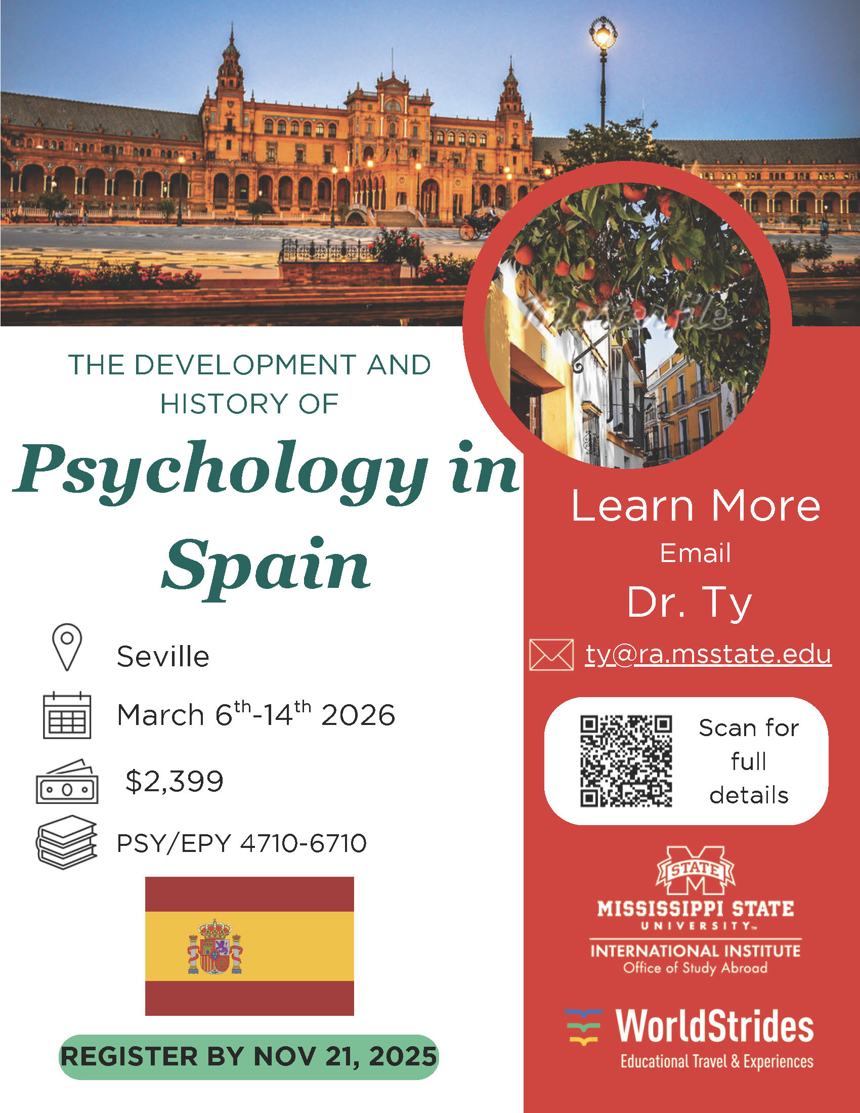 Spain 2026 Flyer